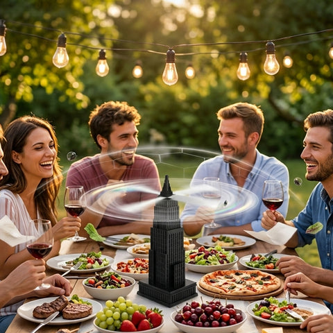 HerFind FlyGuard™ — Retractable Fly Repellent Fan